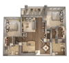 Vista at Park Row B2 Floor Plan Vista at Park Row B2 Floor Plan